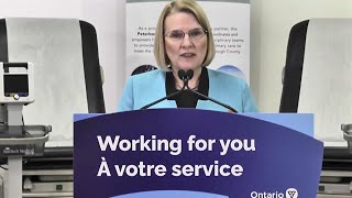 Ontario Health Minister Sylvia Jones announces $110M investment in primary care – February 1, 2024