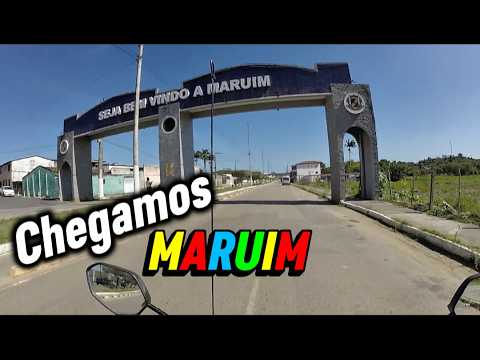 Ep04 CHEGUEI EM MARUIM | Viagem de MOTO  em Sergipe