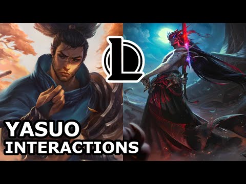 Yasuo Interactions with Other Champions | YASUO MEETS YONE, BROTHERS | League of Legends Quotes