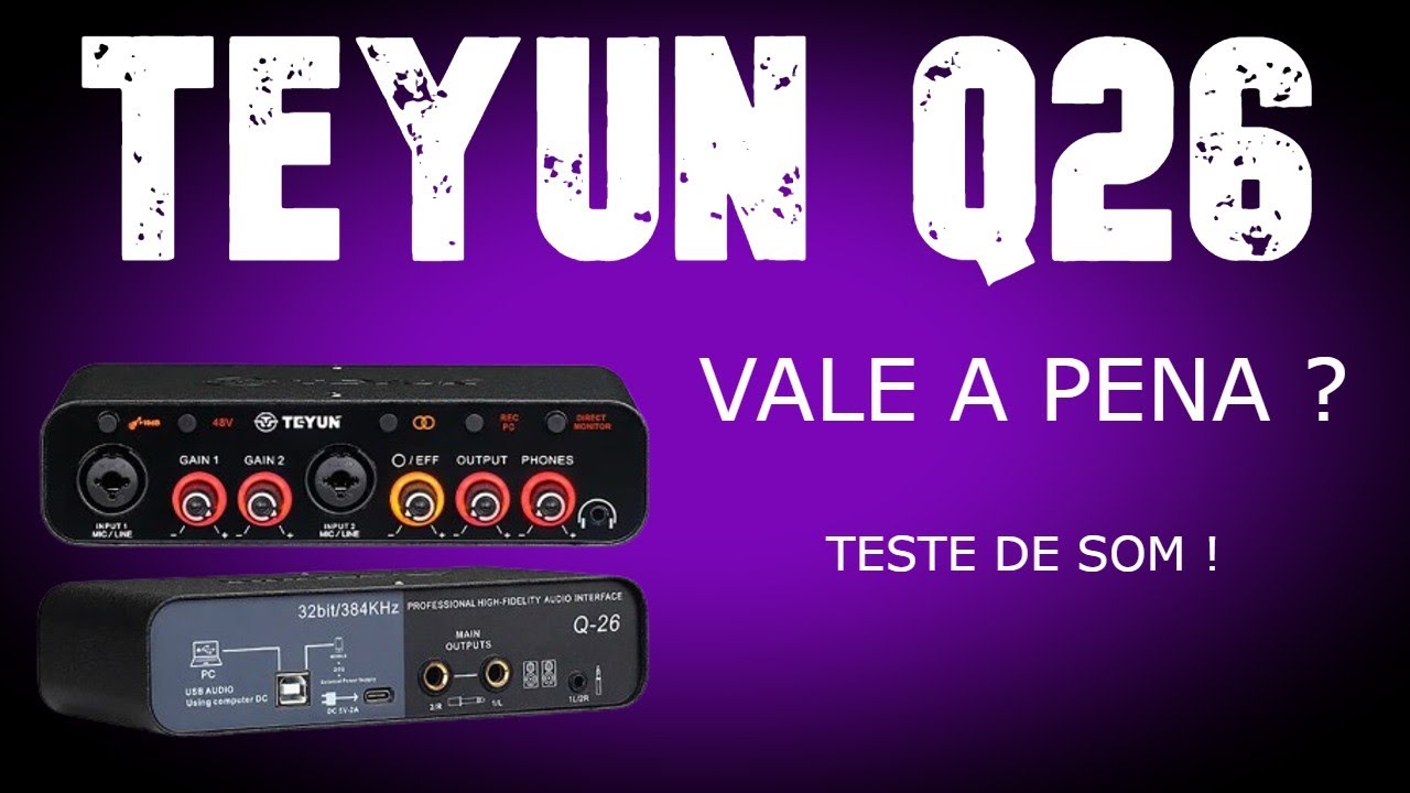 Miniatura da avaliação em vídeo de Interface de Áudio Q-26 32 Bits/384kHz