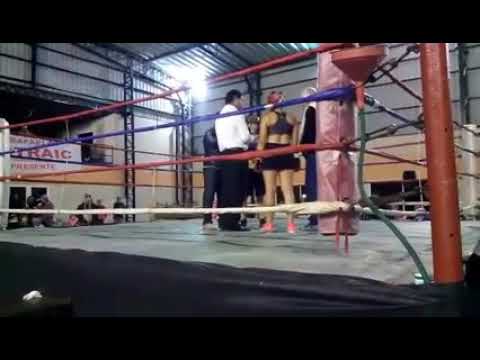 Cyntia serrano boxeo amateur en villa San Jose