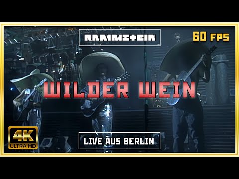 Rammstein: Wilder Wein live aus Berlin 1998 With English subtitles 4K 60fps remastered