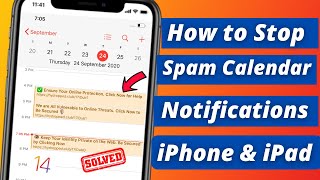 How to stop calendar notifications iphone | How do I turn off calendar alerts IOS