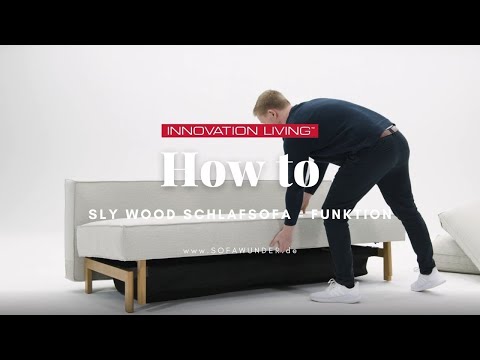 HOW TO: Schlafsofa SLY WOOD von Innovation® - Bettfunktion erklärt! | Sofawunder.de