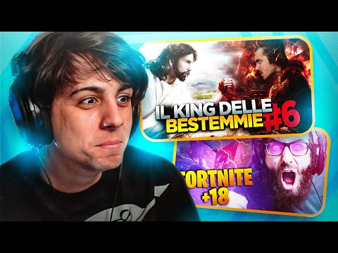 REAGISCO PER LA PRIMA VOLTA AI FORTNITE + 18 E AL KING DELLE BESTEMMIE!!!