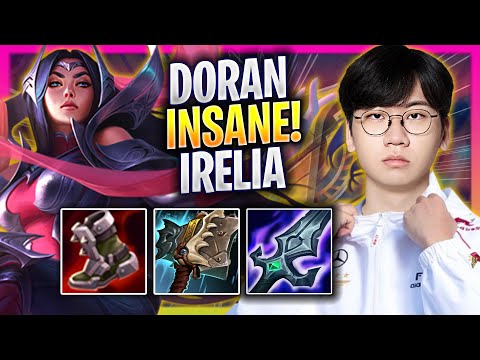 T1 DORAN IS INSANE WITH IRELIA! - T1 Doran Plays Irelia TOP vs Gnar! | Season 2024