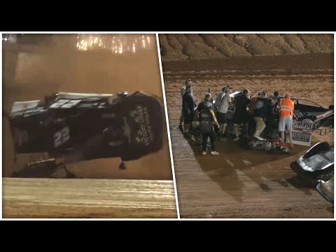 Battle For The Lead Ends In Disaster, Tempers Flare At Dirt Late Model Race