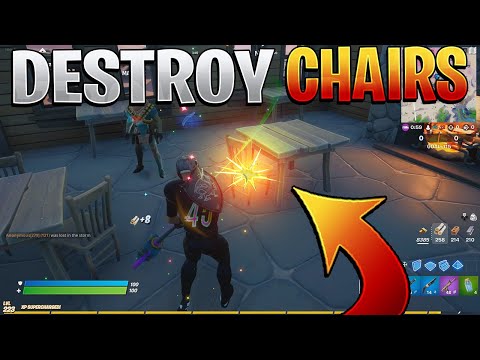 The BEST Spot To "Destroy sofas, beds or chairs"! (Fortnite Week 10 LEGENDARY Quest)