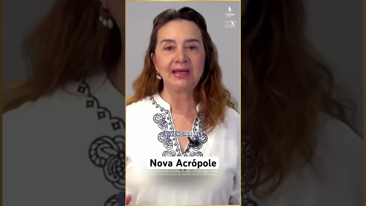 Trecho da palestra saber envelhecer segundo Cícero. #filosofia #novaacropolebrasil #novaacropole