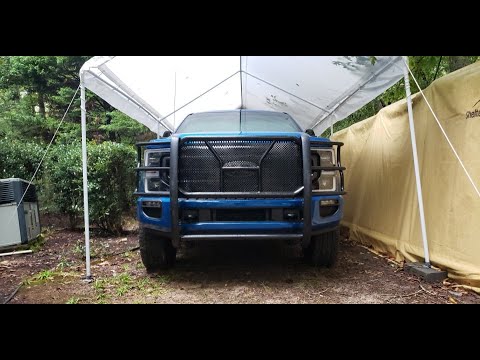 Ford f-250 SuperDuty Grille Guard Install by Barricade Offroad