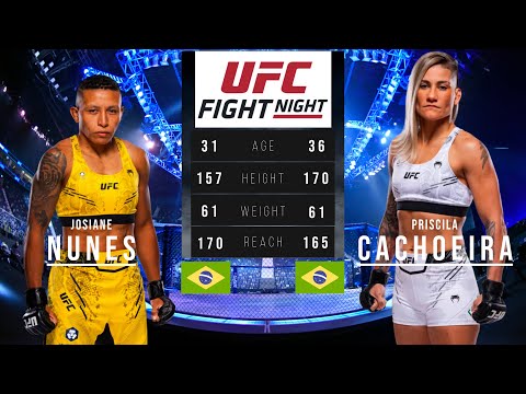 Josiane Nunes vs Priscila Cachoeira full fight