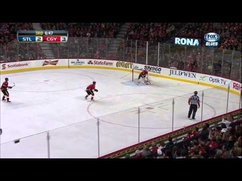Jarome Iginla goal 3-2 Mar 24 2013 St. Louis Blues vs Calgary Flames NHL Hockey