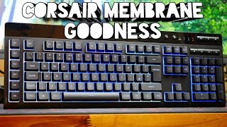 Corsair K55 RGB Pro unboxing - a budget membrane keyboard that's actually decent?