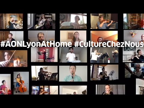 #AONLyonAtHome ๏ L'Orchestre national de Lyon joue pour vous pendant le confinement #CultureChezNous