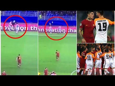 Shakhtar Donetsk star shoves ball boy over advertising hoardings
