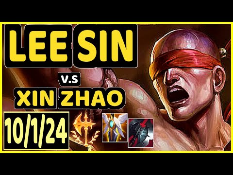 CINKROF (LEE SIN) vs XIN ZHAO - 10/1/24 KDA JUNGLE CHALLENGER GAMEPLAY - EUW