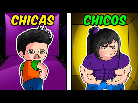 JUEGOS DE CHICAS VS CHICOS DE ROBLOX 😱 | PROBÉ LOS JUEGOS MAS RAROS DE ROBLOX 🤨💀 | JONDRES GC