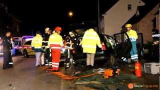 preview picture of video '2013-02-06 Drie zwaargewonden bij auto-ongeluk Molenstraat Baarle-Hertog'