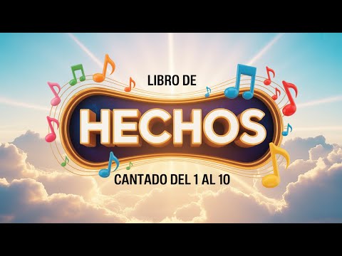 📖🎶 Libro de HECHOS capítulos 1 al 10 cantado | Palabra de Dios hecha música 🙌🔥