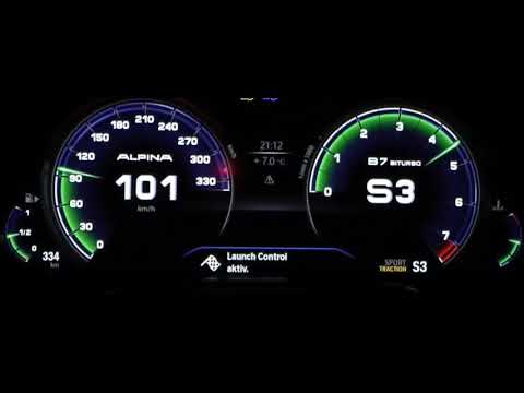BMW Alpina B7 Acceleration 2022 0-200kmh