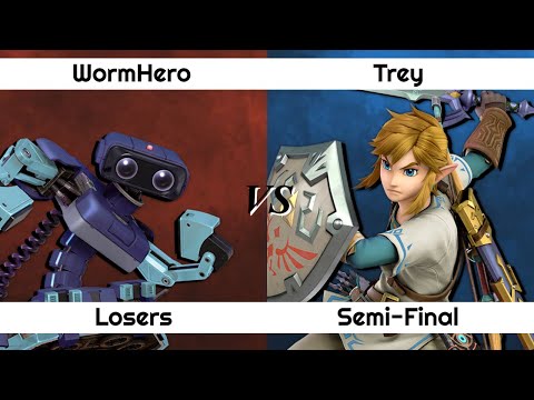 Shield Break #2 - LF - WormHero (R.O.B.) Vs. Trey (Link) SSBU