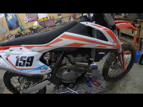 2017 KTM 250SXF Top End Rebuild
