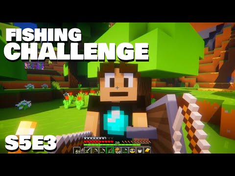 Who's the Best Fisher? Dad or Son | Our Crafty World Minecraft S5E3