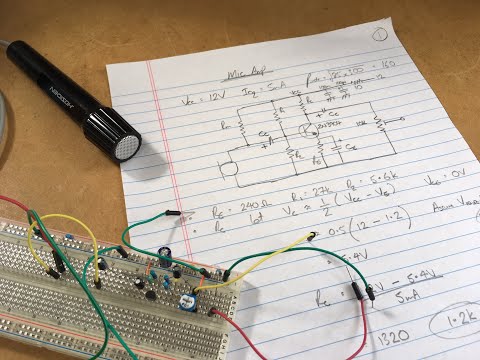 Homebrew Portable 40m SSB QRP Rig. Part 4: Microphone Amp