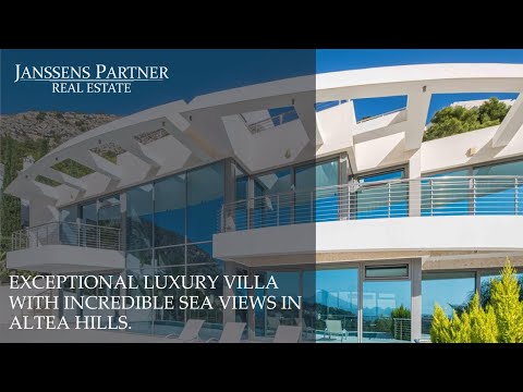 Exceptional luxury villa with incredible sea views in Altea Hills.
