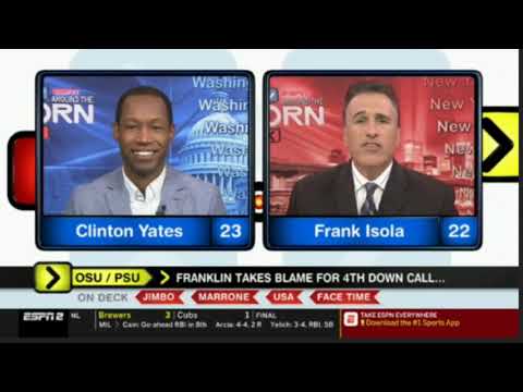 Around the Horn 10.1.18 - |Framklin Takes Blame for 4th down call