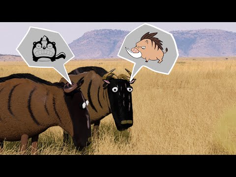 Savanna version - Farting wild boar