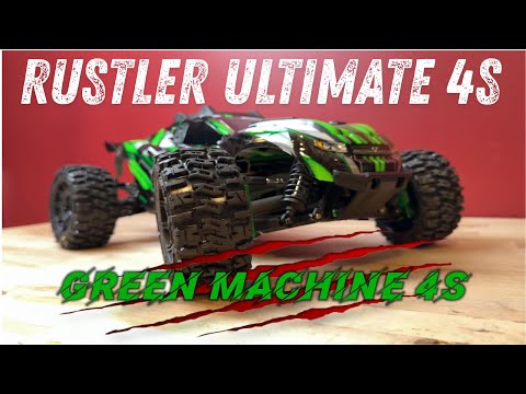 Traxxas Rustler Ultimate 4S -  The Greeen Machine !!