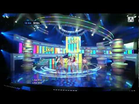 120614 Like This - Wonder Girls - Comeback Stage - M!Countdown
