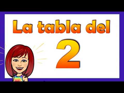 TABLA DEL 2 👉 Aprende la tabla de multiplicar del 2 📌Video educativo