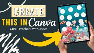 Canva Tutorial: Design Cute Number Tracing Worksheets for Kids