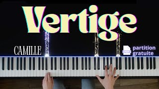 🎹 [DÉMO-TUTO] "VERTIGE" de Camille (Le Fil) : arrangement PIANO &amp; CURSEUR partition! 🎶