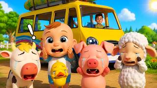 Playtime with Coco &amp; Baby Animals on the Kids Bus | Wheels on the Bus Nursery Songs &amp; Musical Rhymes