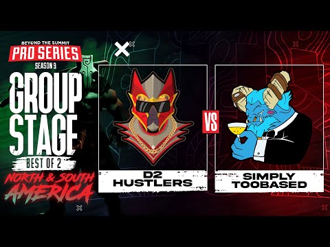 D2 Hustlers vs simply TOOBASED Game 2 - BTS Pro Series 9 AM: Group Stage w/ Kmart & ET