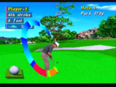 Pebble Beach Golf Links Game Sample - Sega Saturn