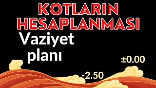 VAZİYET PLANINA KOTLARIN İŞLENMESİ / AUTOCAD K