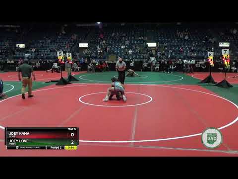 Joey Kana vs Joey Love 2021 JH State 132 cons Rd 5