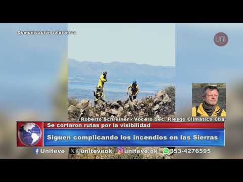 Quinto día consecutivo con el fuego en la Quebrada del Condorito