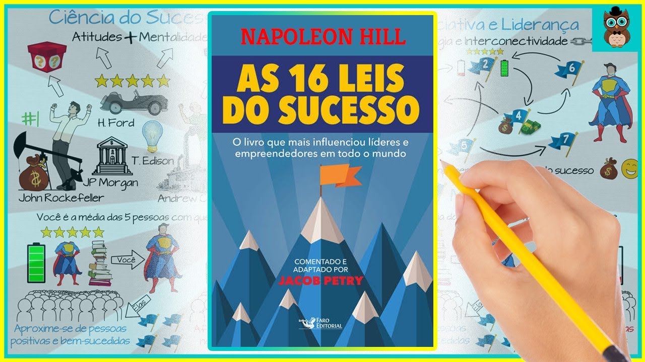 AS 16 LEIS DO SUCESSO | Napoleon Hill e Jacob Petry | Resumo Animado