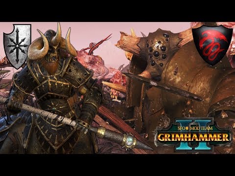 MOUNTAIN GOD and the SCYTHES OF NURGLE - SFO Grimhammer - Total War Warhammer 2