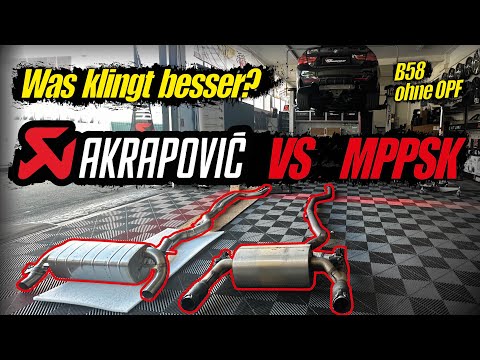 AKRAPOVIC EVOLUTION vs MPPSK Abgasanlage passend für BMW 440i B58 OHNE OPF + HJS & MHD #stillgelegt