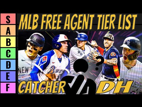 MLB 2022 Free Agent Tier List - CATCHERS & DESIGNATED HITTERS