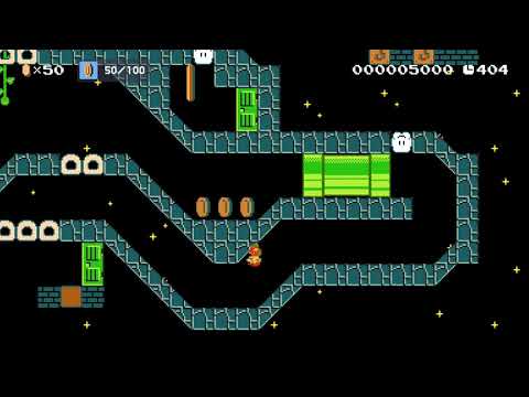 Happy Fun World 2-1 by Bird dude 🍄 Super Mario Maker 2 #ahg 😶 No Commentary