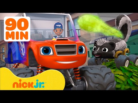 Blaze i mega maszyny - kompilacja odcinków - 90 minut śmierdzących misji i akcji ratunkowych ze skunksami!