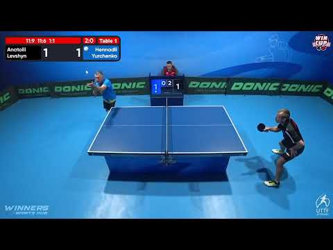 08:30 Anatolii Levshyn 3-0 Hennadii Yurchenkot West 1 WIN CUP 21.11.2022 | TABLE TENNIS WINCUP