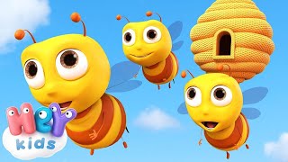 Bikuben 🐝 Lære å telle | Barnesanger på Norsk - HeyKids